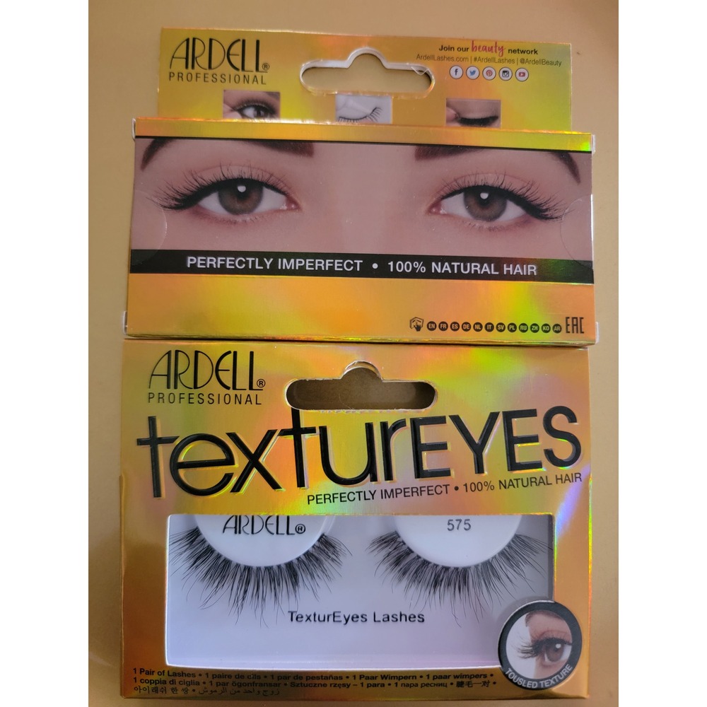 Ardell Professional TextureEyes‎ 575 False Eyelashes 100% Natural Hair 2 Pairs